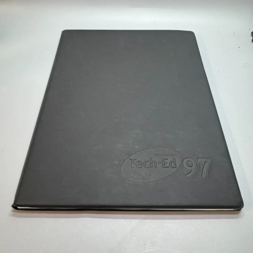 Microsoft Tech‎ Ed 97 Black with notepad - Vintage